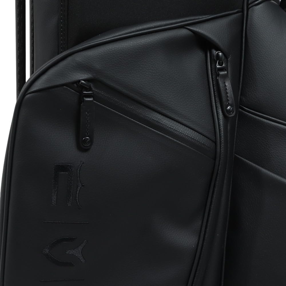 【美品】PUMA ゴルフ　キャディバッグ　ブラック ゴルフ PU ツアーライク メタルキャット キャディバッグ PUMA